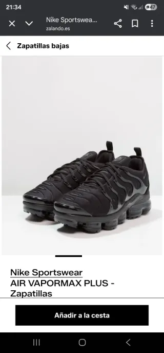 Nike Air VaporMax Plus nuevas sin estrenar