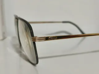 Montura Gafas Christian Dior Negra y Dorada