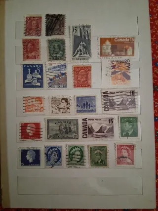 Lotto francobolli Canada