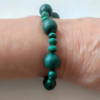 Pulseras y Pendientes Piedra Verde