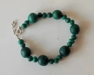 Pulseras y Pendientes Piedra Verde