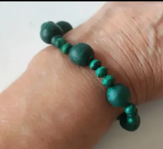 Pulseras y Pendientes Piedra Verde