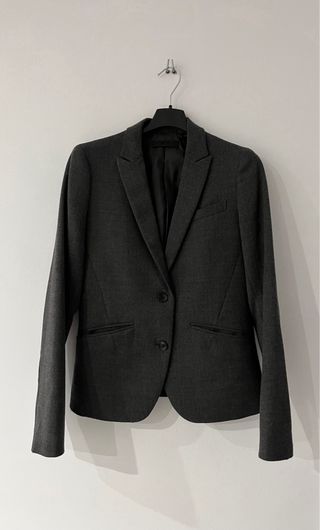 Chaqueta americana gris antracita UNIQLO Talla S