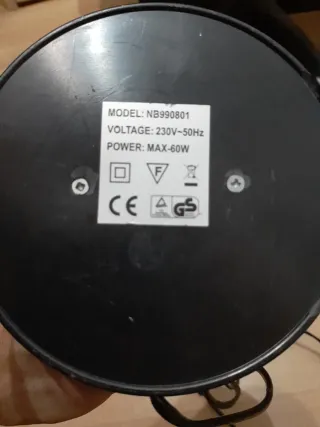 Flexo azul, base plástico, foco metal