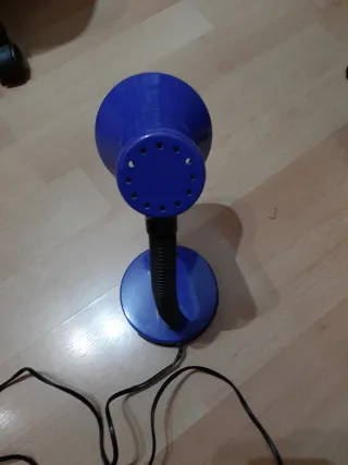 Flexo azul, base plástico, foco metal