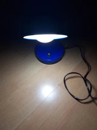 Flexo azul, base plástico, foco metal