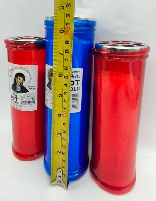 3 Lumini Candele Ceri Chiesa Cimitero NUOVI