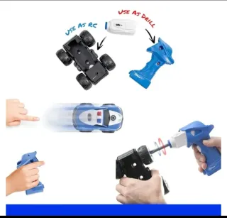 Coche de policía desmontable con taladro