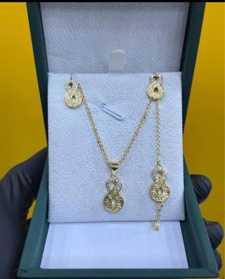 Conjunto Joyas Acero Inoxidable Infinito