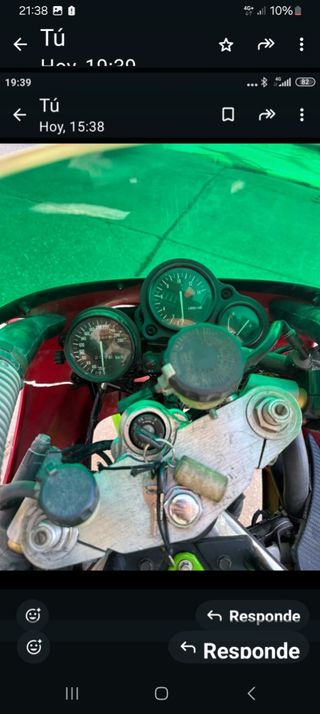 Kawasaki Ninja 750R Roja y Verde