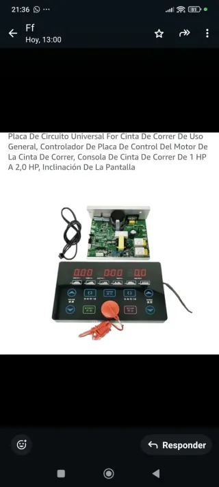 Placa Controladora Cinta Correr Universal 1-2 HP
