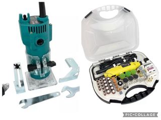 Mini Retifica y Fresadora con Accesorios