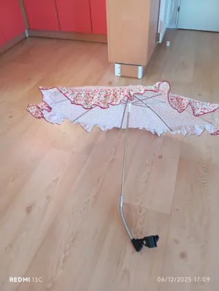 Sombrilla para cochecito floral