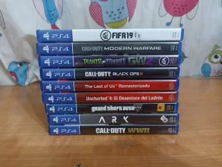 Lote de 9 Videojuegos PS4