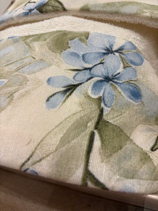 Set 2 Asciugamani Blu e Bianchi