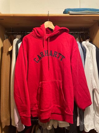 Sudadera Carhartt Roja con Logo