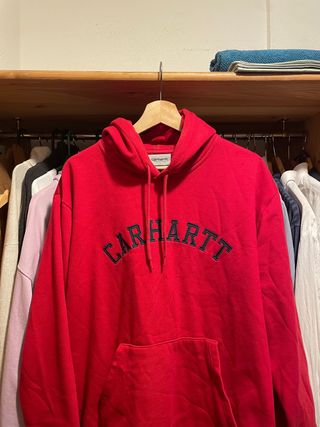 Sudadera Carhartt Roja con Logo