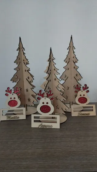 Portasoldi Natalizi in Legno Personalizzabili