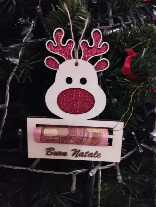 Portasoldi Natalizi in Legno Personalizzabili