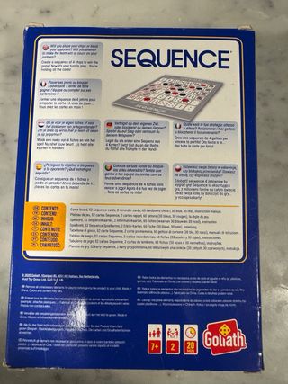 Reyes. Juego de mesa Sequence Goliath