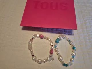 Pulseras TOUS de perlas y piedras