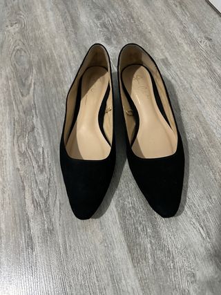 Zapatos planos negros talla 39