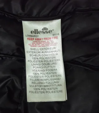 Abrigo acolchado con capucha Ellesse