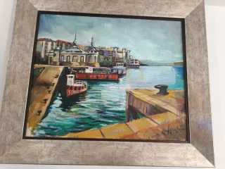 Cuadro bahía de Santander