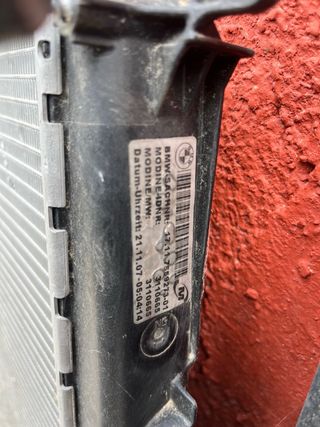 Radiador y ventilador BMW Serie 1