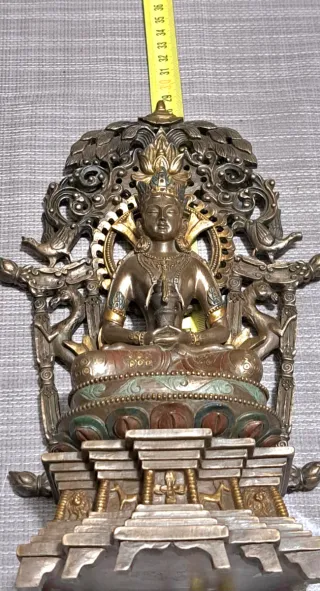 Grande Buddha Indiano dio della felicita lakshmi