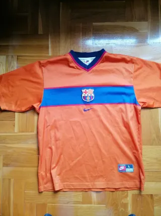 Camiseta F.C. Barcelona 98-99 Nike Talla L