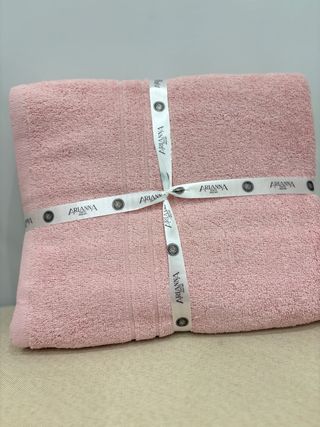 Tris asciugamani ARIANNA cotone rosa