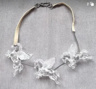 Collar Bimba y Lola Pegasos Cristal