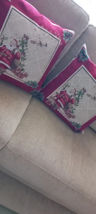 Coordinato Natalizio in gobelin. Nuovo.