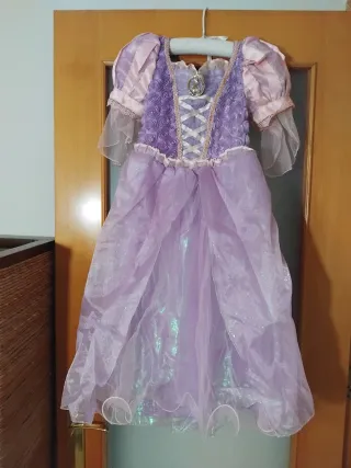 Disfraz Princesa RapunzellMorado Talla 6-8