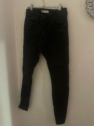 Pantalón vaquero negro hombre talla 40