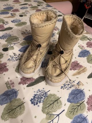 Botas Mou Beige Talla 38