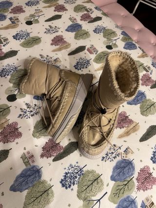 Botas Mou Beige Talla 38