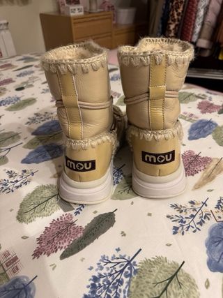 Botas Mou Beige Talla 38