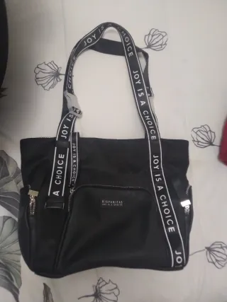 Bolso de piel Hispanitas negro