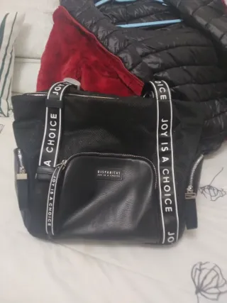 Bolso de piel Hispanitas negro