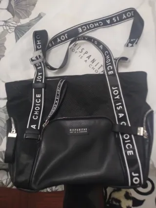 Bolso de piel Hispanitas negro