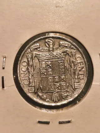 5 Céntimos España 1953 PLVS ULTRA