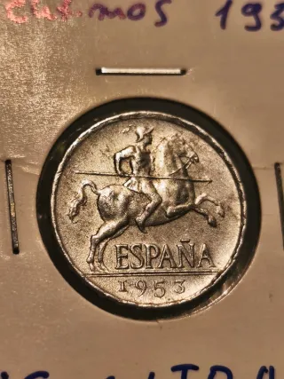 5 Céntimos España 1953 PLVS ULTRA
