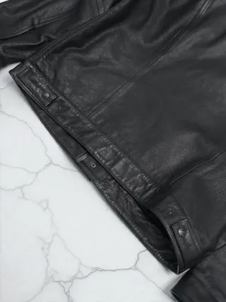 Cazadora Cuero Búfalo Levi's Negra Talla XXL