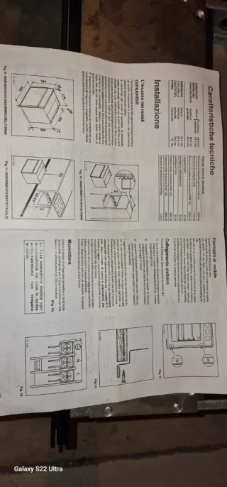 Forno da incasso REX FMT 50 G vintage