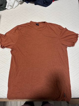 Camiseta Springfield Naranja Hombre