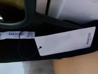 Falda Mango Talla S Negra NUEVA Con Etiqueta