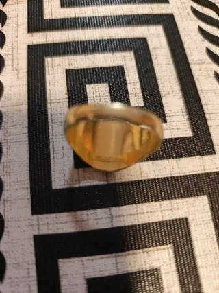 Sello oro 18k inicial J 9,20g talla grande