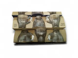 Royal Norfolk Tazze da Tè in Vetro 230ml (6pz)